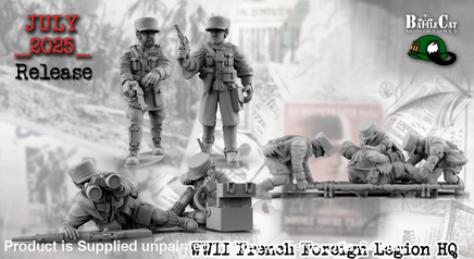 BCM036 WWII French Foreign Legion HQ 28mm Figure