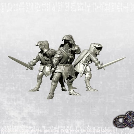 EDZ Knight on foot on the defensive Medieval
