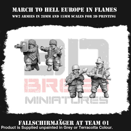 German Army (Fallschirmjäger) At Team 01 Figure