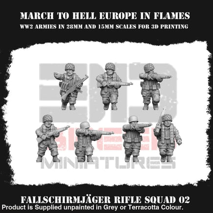 German Army (Fallschirmjager) Rifle Squad 02 Figure