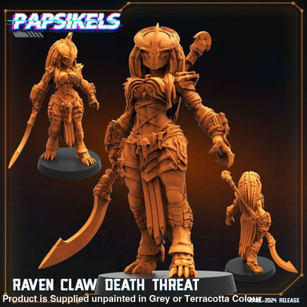 PAPSIKELS: Raven Claw Death Threat Sci-fi