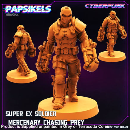 PAPSIKELS: Super Ex Soldier Mercenary Chasing Prey Sci-fi