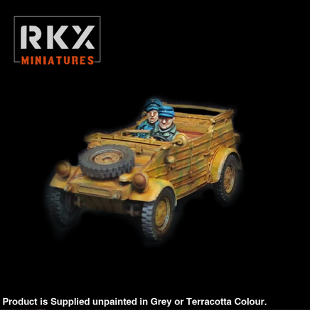 RKX5044 Fallschirmjager Kubelwagen Figure