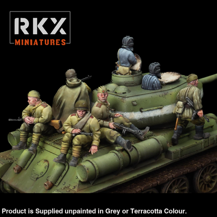 RKX5051 Soviet Tank Riders x 5 Figure
