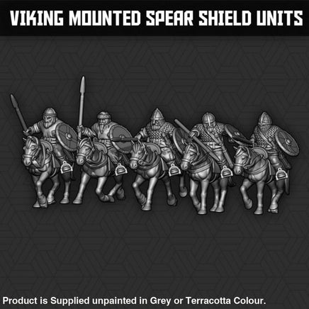 SM023 Viking Mounted Spear & Shield Units Figure