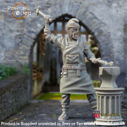 Smith And Anvil Citizen Of Whitcaester Pgeo013 Medieval