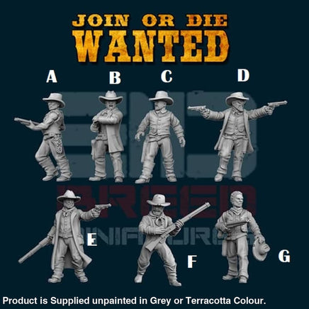W002 Blaxploitation Cowboys on Foot Figure