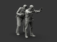 MM1225 Policeman Patting Down Armed Suspect