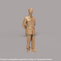 132s-0026 Injured Pilot WW2 Figure