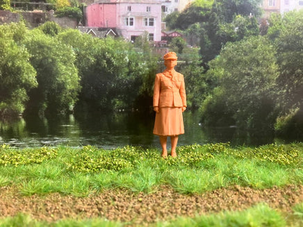 S3Ds0027 Ww2 Girl In Uniform Figure