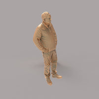 132s-0044 Grumpy Old Farmer Figure