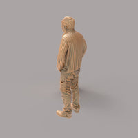 132s-0044 Grumpy Old Farmer Figure