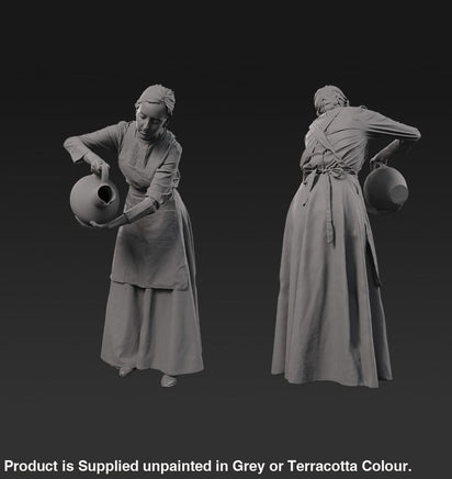 132s-0115 Maid With Water Jug Figure