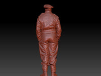 S3Ds0013 Homeguard Officer Flat Cap Figure