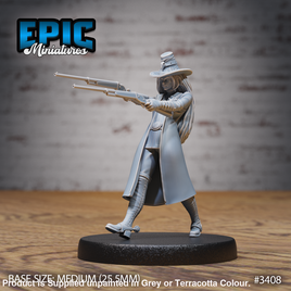 3408 - Sheriff Female Shooting 28mm Figure