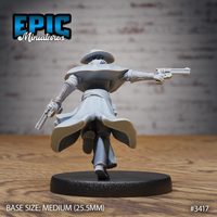 3417 - Holy Gunslinger Running 28mm Figure
