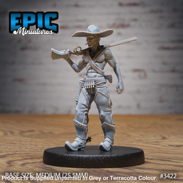 3422 - Wild West Bandit 28mm Figure