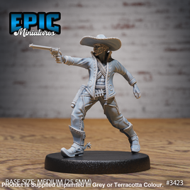 3423 - Wild West Bandit Shooting 28mm Figure