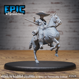 3424 - Wild West Bandit Rider 28mm Figure