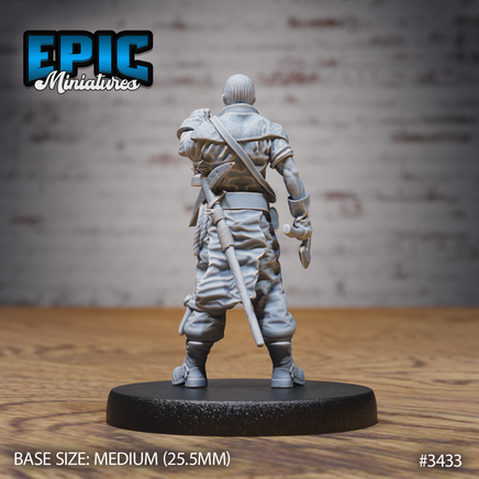 3433 - Gold Prospector Lamp 28mm Figure