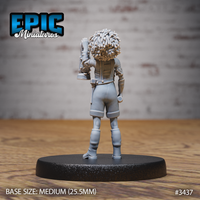 3437 - Mining Apprentice Lamp 28mm Figure