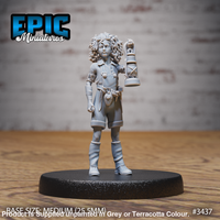 3437 - Mining Apprentice Lamp 28mm Figure