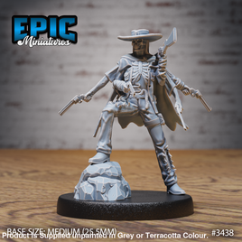 3438 - Undead Gunslinger 28mm Figure