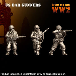 3DB0037 US GI Bar Gunners Figure