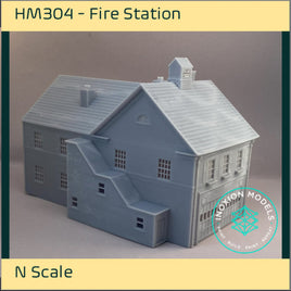 DS304 – Fire Station N Scale Download