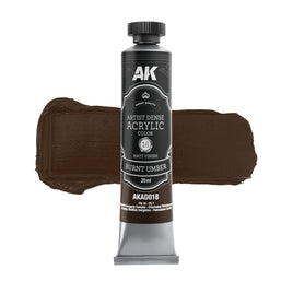 AK Interactive Dense Acrylic Burnt Umber
