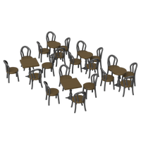 FO120A – Cafe Furniture OO/HO Scale