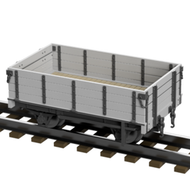 FP756E – WLLR Open Wagon Rebuilt OO9 Gauge