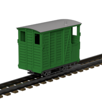 FP757A – GVT Brake Van OO9 Gauge