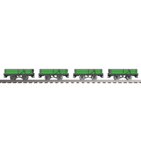 FP757F – GVT 2 Plank Drop Sided Wagon OO9 Gauge