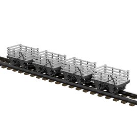 FP757I – GVT Slate Wagons OO9 Gauge
