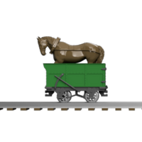 FP757K – GVT Horse Dandy Wagon OO9 Gauge