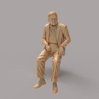 MM1212 Old man sitting in a wheel chair