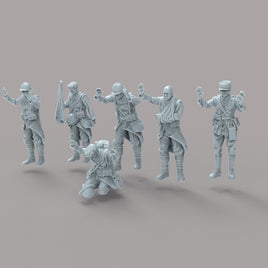 WW1  French Soldiers Surrendering x 6