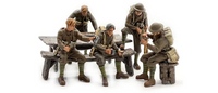 WW1 British Soldiers Eating/Resting