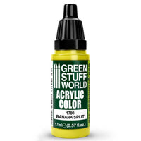 Green Stuff World Acrylic Color Paint - BANANA SPLIT 17ml