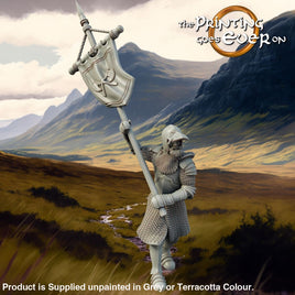 Allies and Fiefs - Axeman in Armour Bannerman Medieval