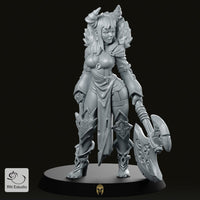 Barbarian Deamon Soraya Miniature