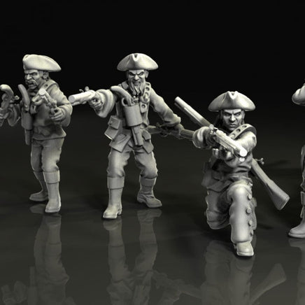 BCM007 1750 Colonial militas 28mm Figure