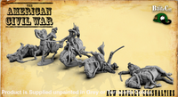 BCM031 ACW Union Cavalry Casualties 28mm Figure