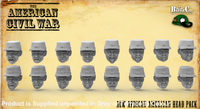 BCM032 ACW Union African American Heads 28mm Figure