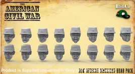 BCM032 ACW Union African American Heads 28mm Figure