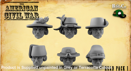 BCM033 ACW Head Pack 1 28mm Figure