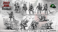 BCM037 WWII French Foreign Legion Engineers 28mm Figure