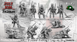 BCM037 WWII French Foreign Legion Engineers 28mm Figure