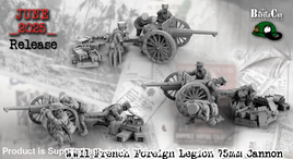 BCM038 WWII French Foreign Legion 75mm Artillery 28mm Figure